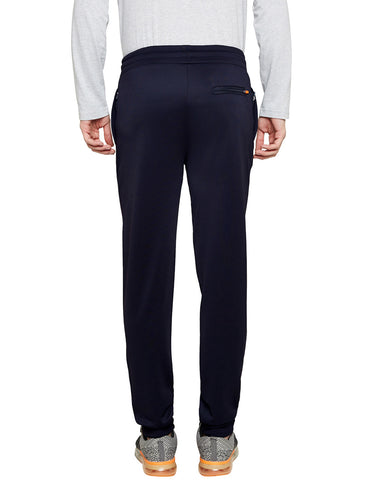 Bodyactive Navy Track Pant with Zipper pocket-L15-NAVY