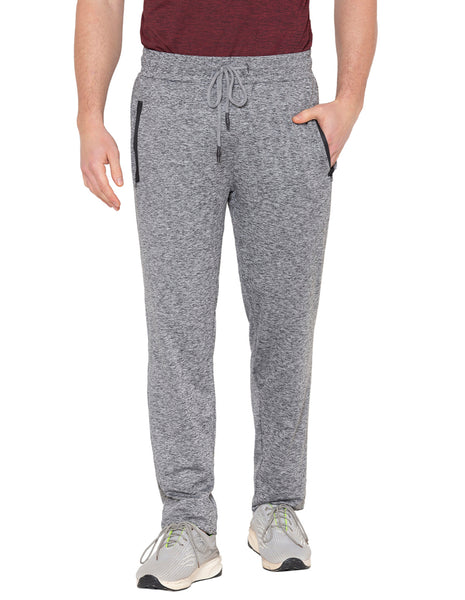 Bodyactive Polyester Sports Trackpants for Men-L23-GRML