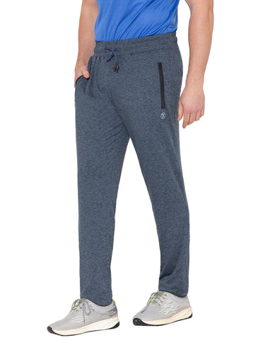 Bodyactive Polyester Sports Trackpants for Men-L23-STGREY