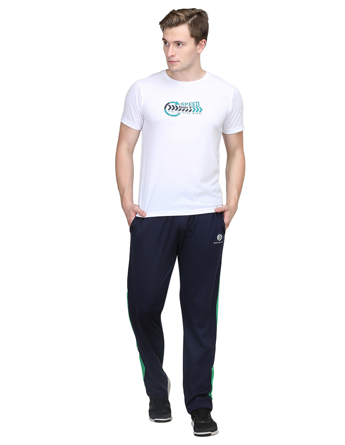 Bodyactive Track Pant-L3-NVY