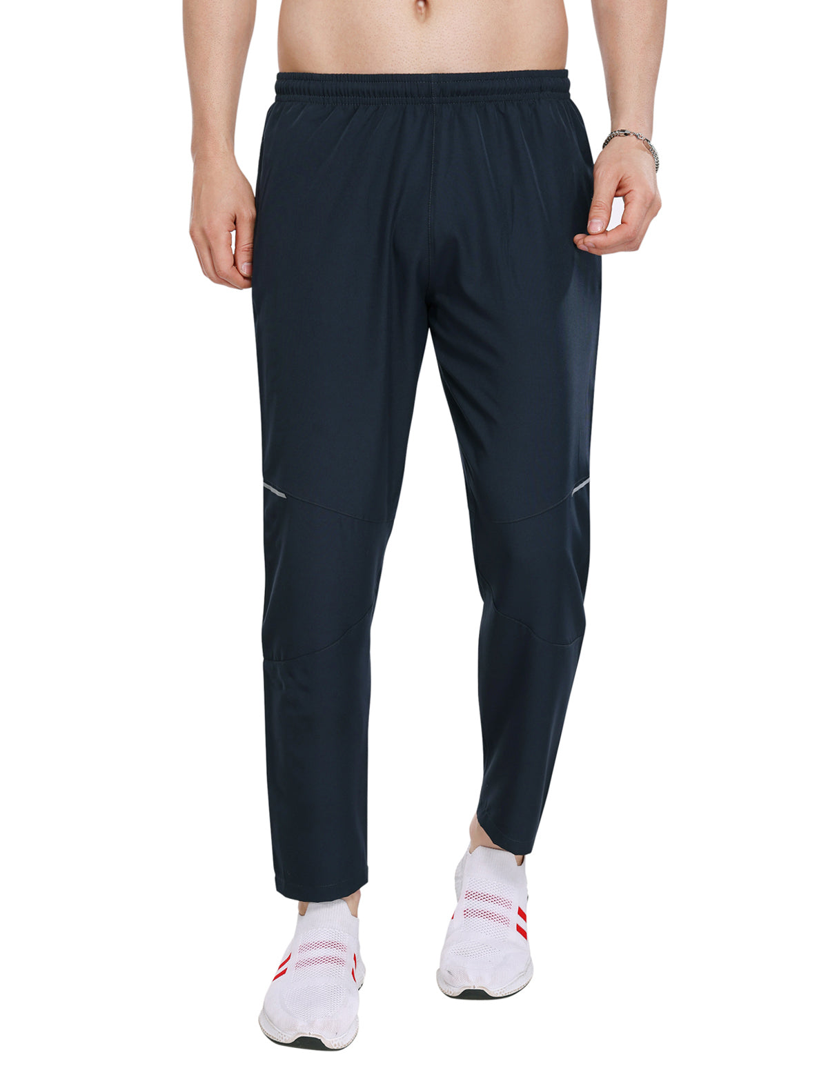Bodyactive Navy NS Spandex Men's Trackpant L45-NVY