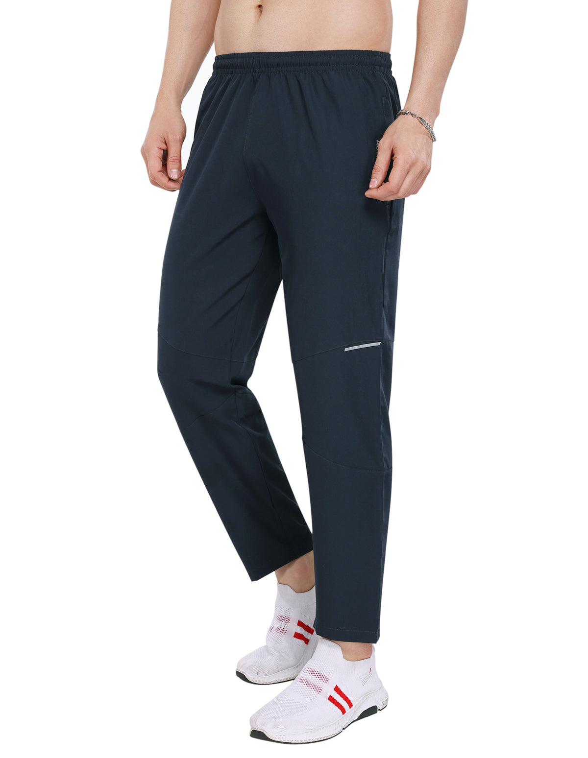 Bodyactive Navy NS Spandex Men's Trackpant L45-NVY