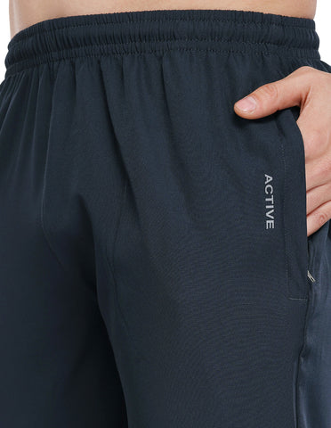 Bodyactive Navy NS Spandex Men's Trackpant L45-NVY