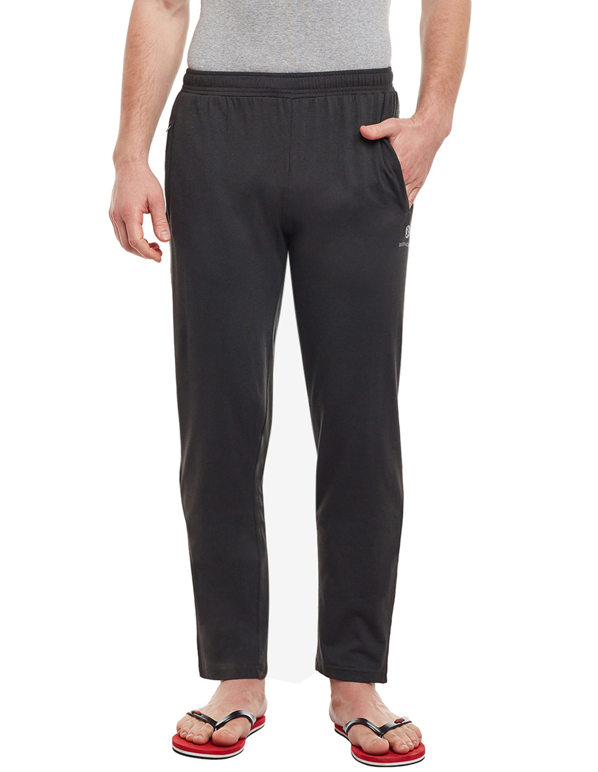 Bodyactive Track Pant with Zipper pocket-L7-BGRN