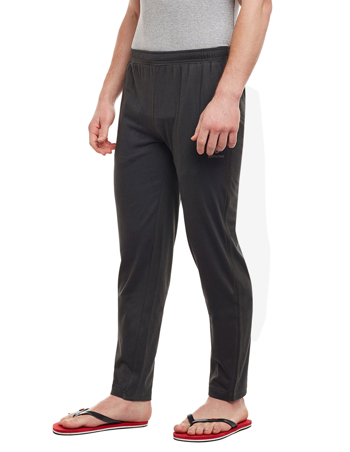 Bodyactive Track Pant with Zipper pocket-L7-BGRN