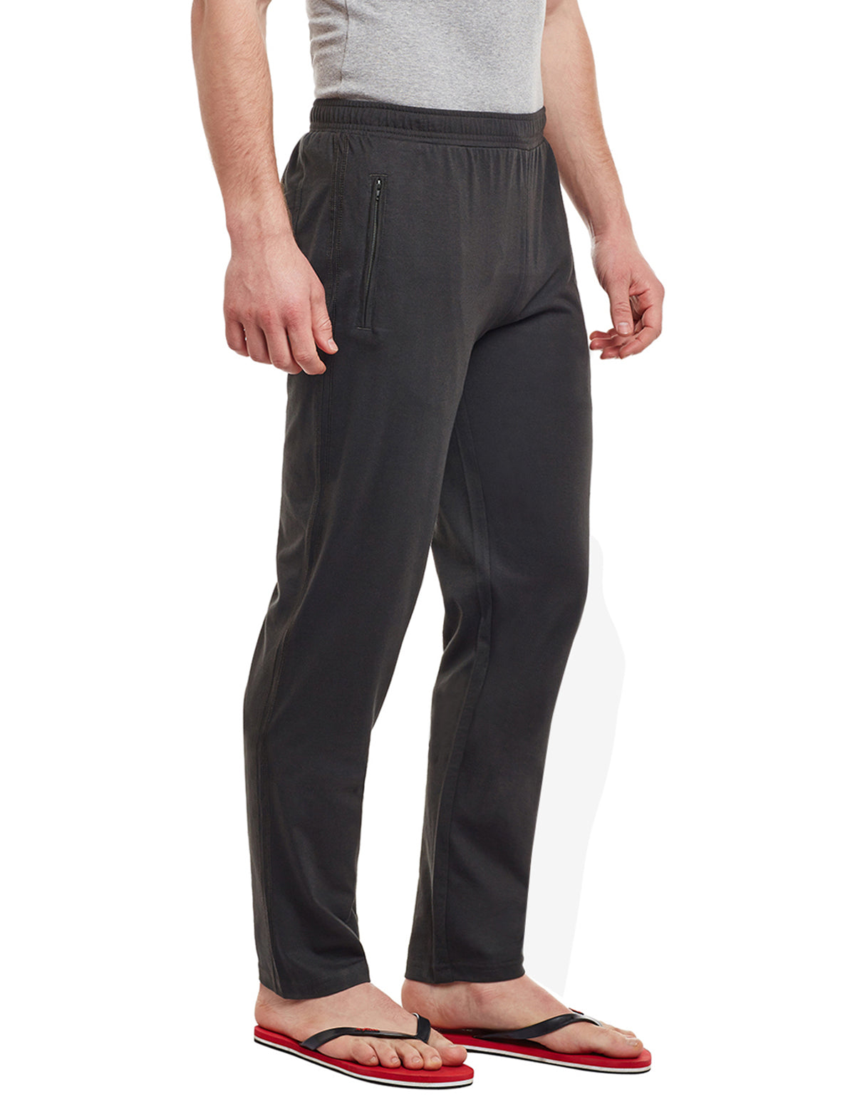 Bodyactive Track Pant with Zipper pocket-L7-BGRN