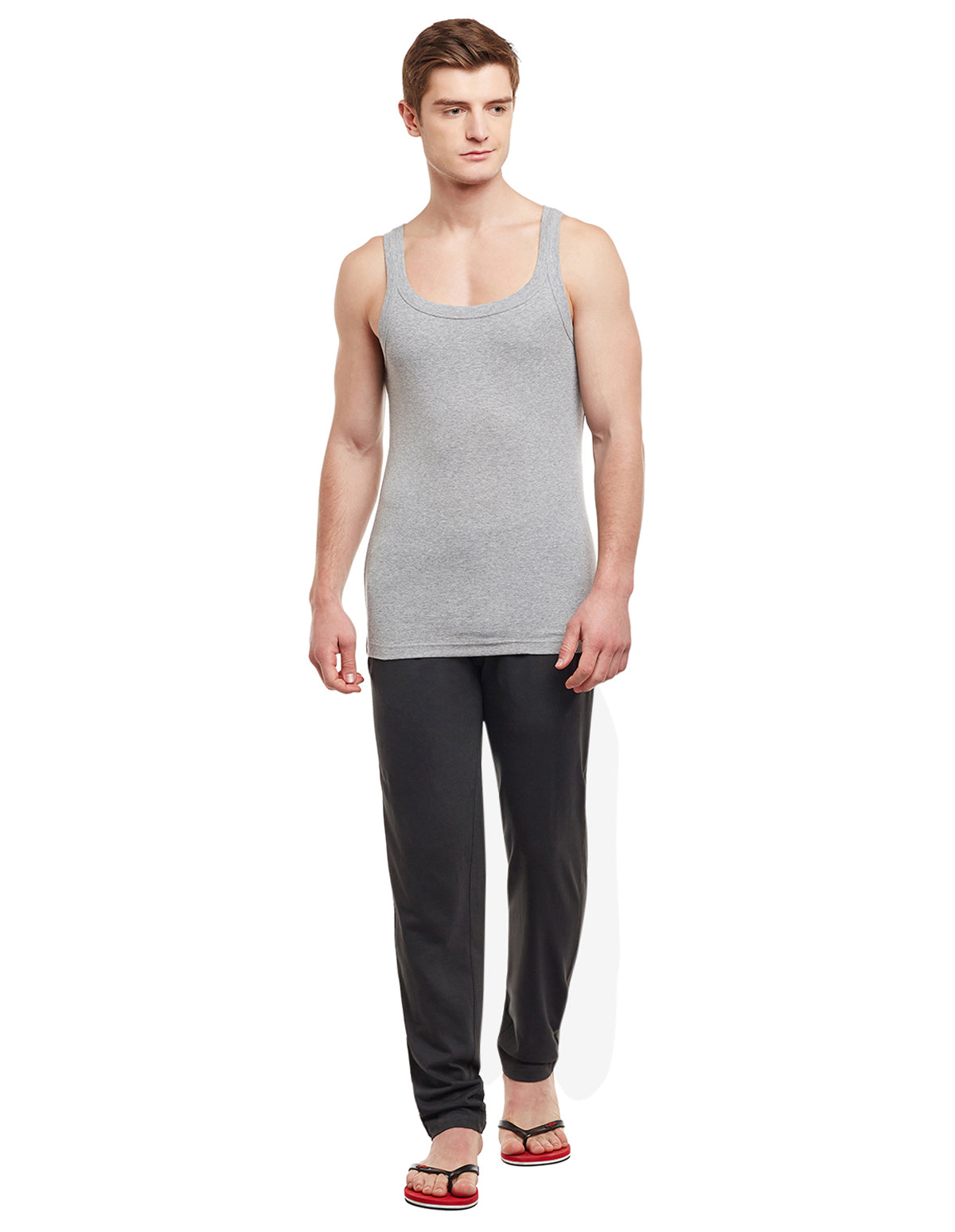 Bodyactive Track Pant with Zipper pocket-L7-BGRN