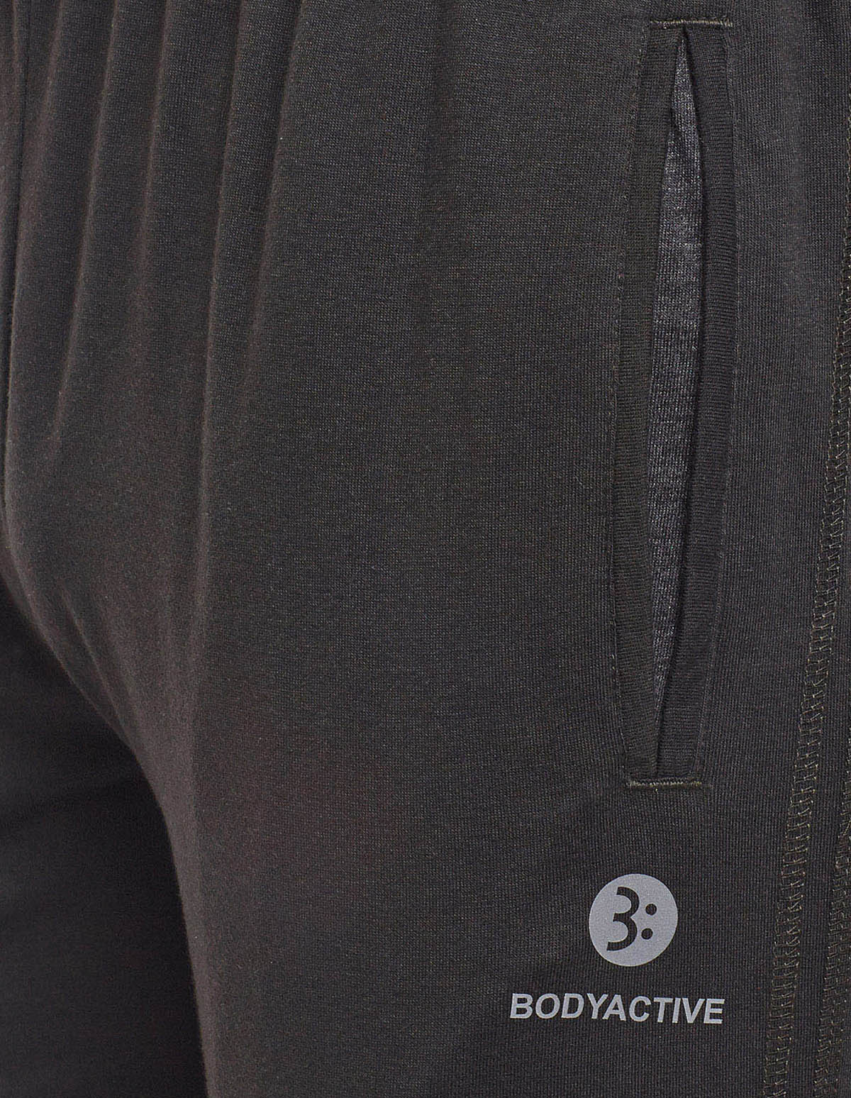 Bodyactive Track Pant with Zipper pocket-L7-BGRN