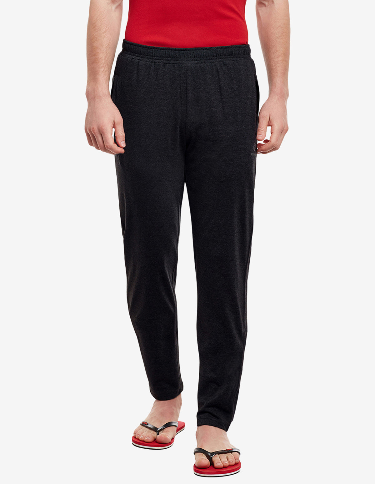 Bodyactive Track Pant with Zipper pocket-L7-BLK