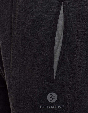 Bodyactive Track Pant with Zipper pocket-L7-BLK
