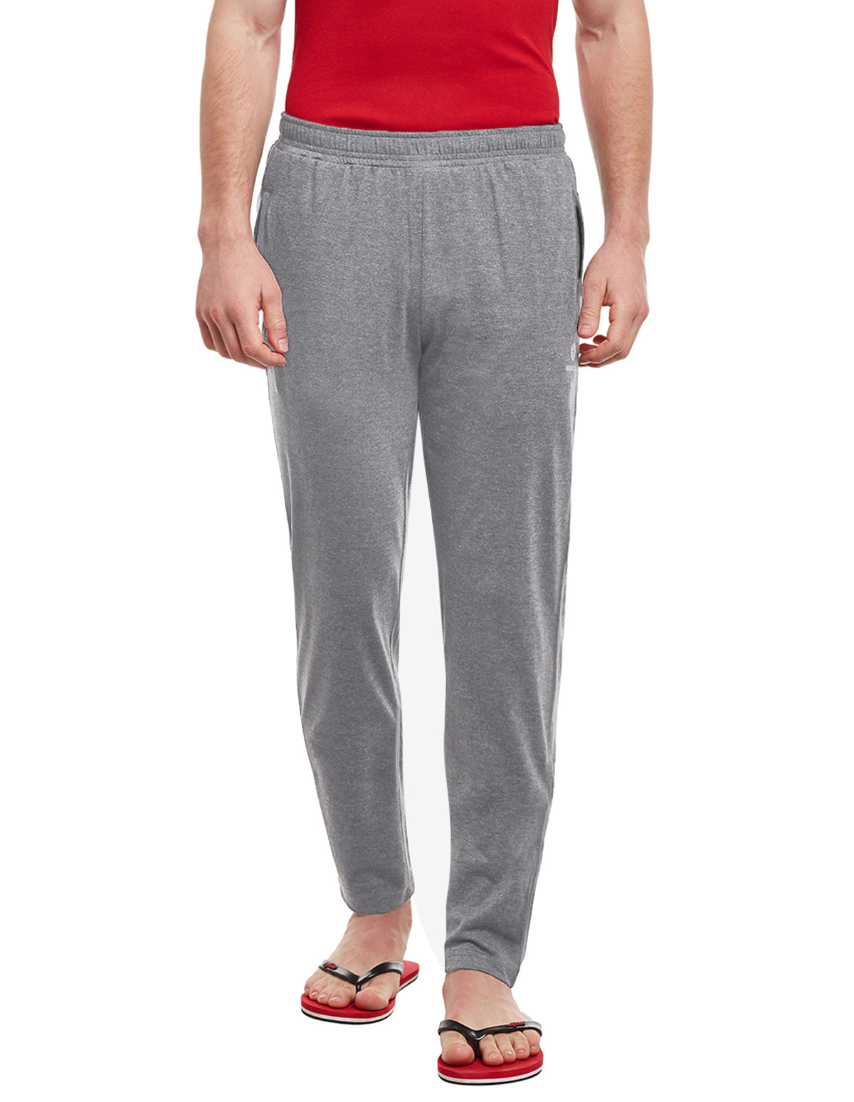 Bodyactive Track Pant with Zipper pocket-L7-GRML