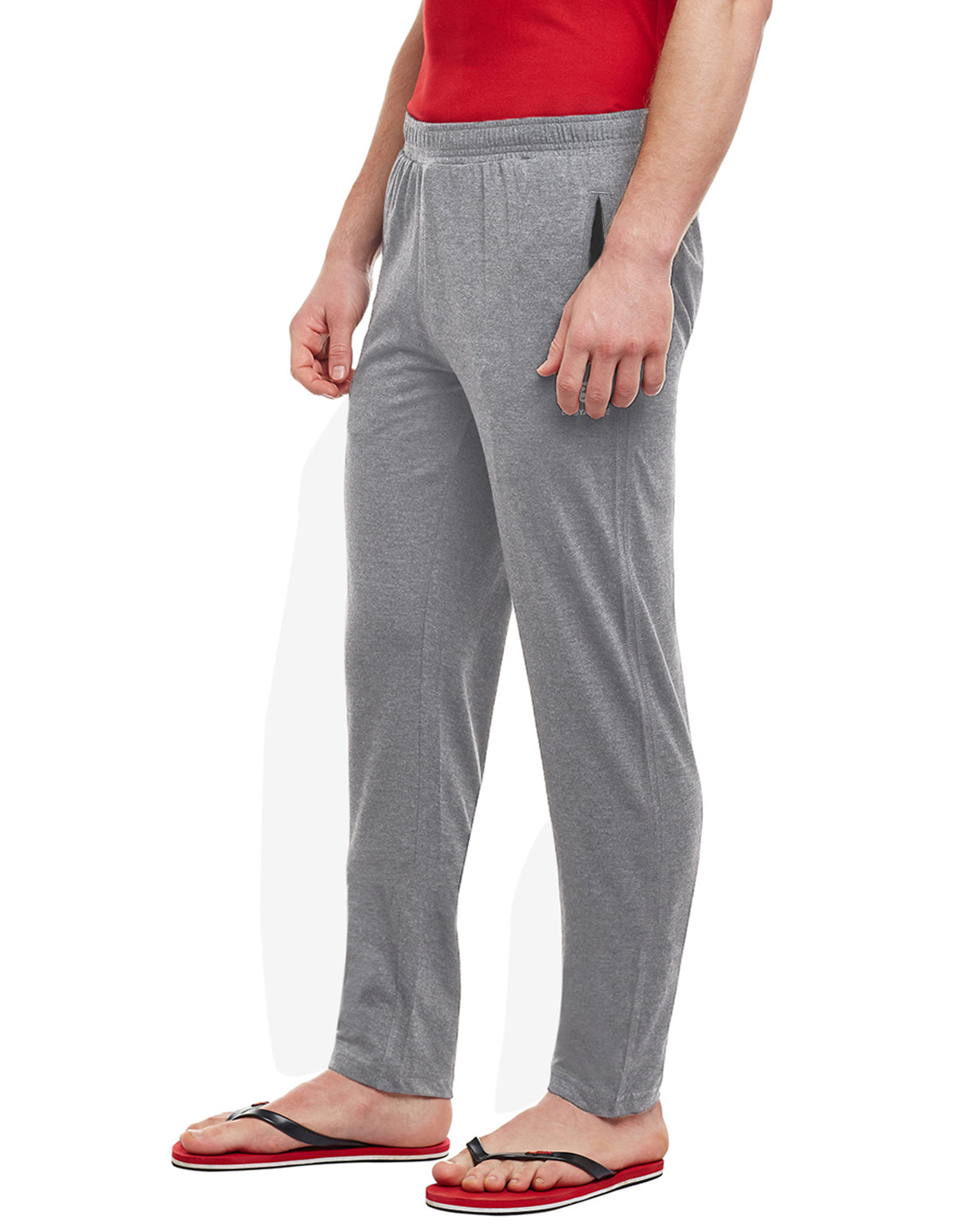 Bodyactive Track Pant with Zipper pocket-L7-GRML
