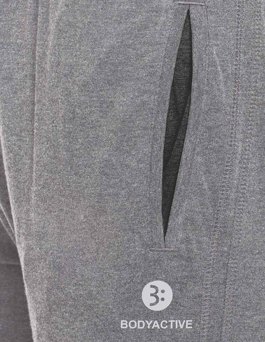 Bodyactive Track Pant with Zipper pocket-L7-GRML