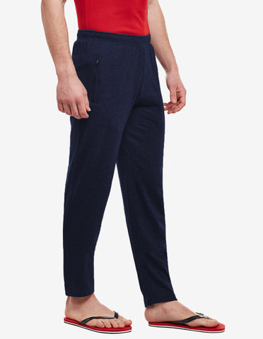 Bodyactive Track Pant with Zipper pocket-L7-NAVY