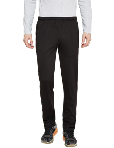 Bodyactive Track Pant with Zipper pocket-L8-BK