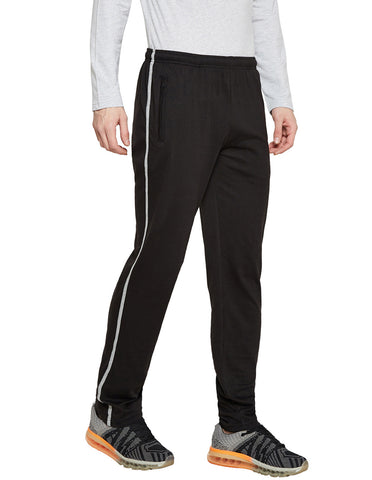 Bodyactive Track Pant with Zipper pocket-L8-BK