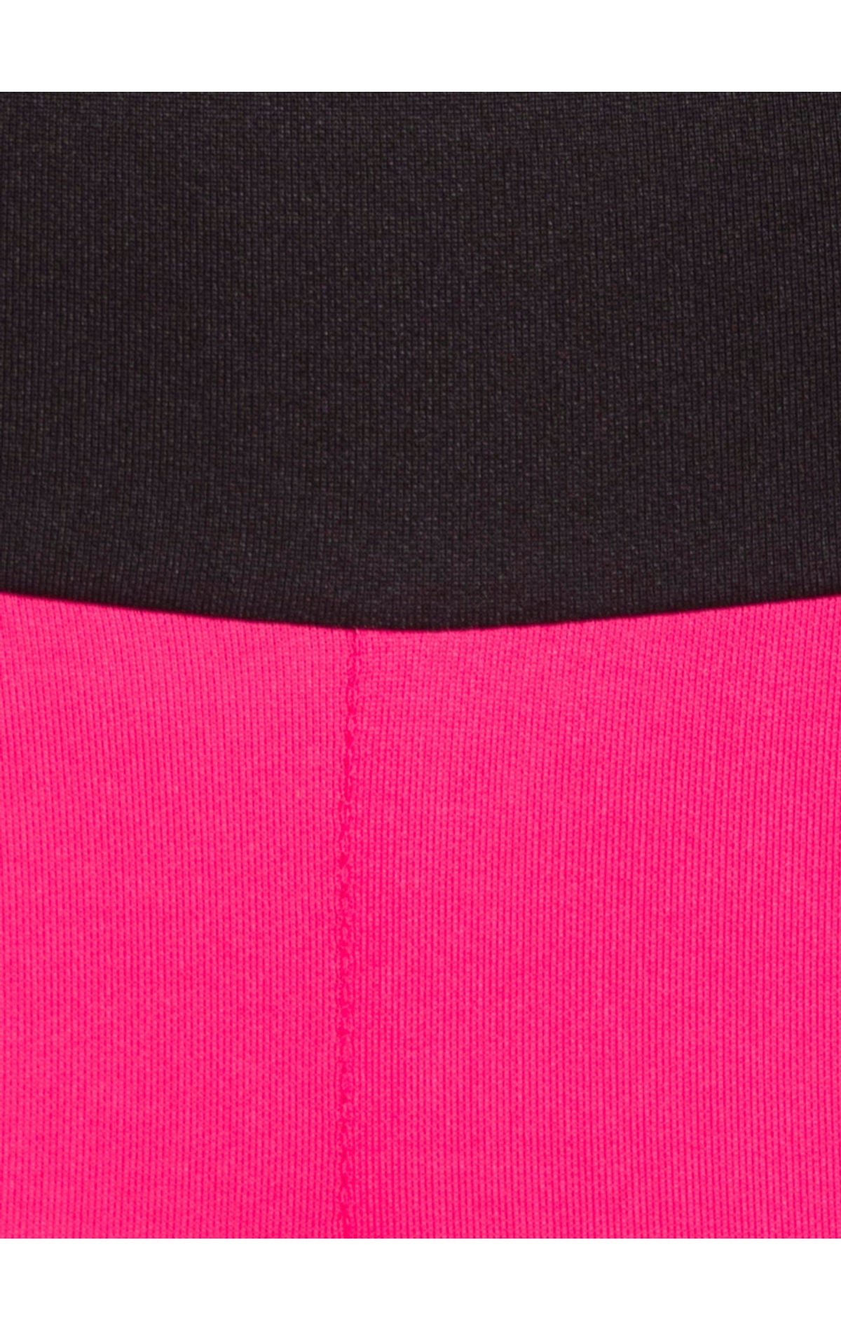 Bodyactive Women's High Waisted Yoga Capris with Pockets, Non See Through Workout Sports Running Capri, Tummy Control-LC09-PINK