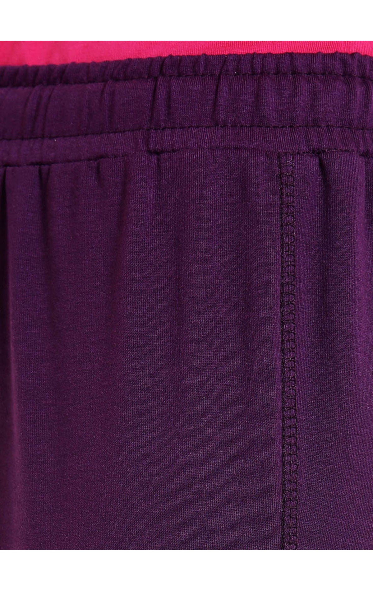 Bodyactive Women Zipper Trackpant in Dark Purple Colour-LL11-DPU
