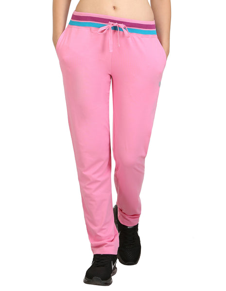Bodyactive Women Light Pink Trackpant-LL3-LPI