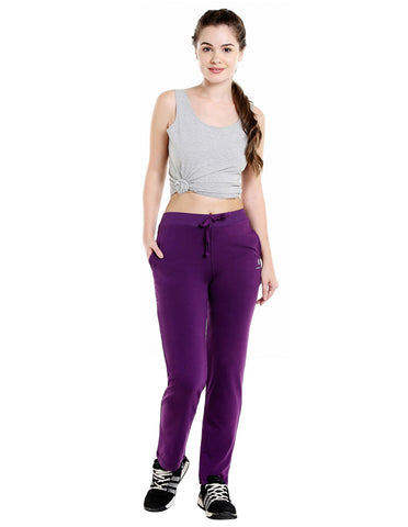Bodyactive Women Dark Purple Trackpant-LL6-DPU