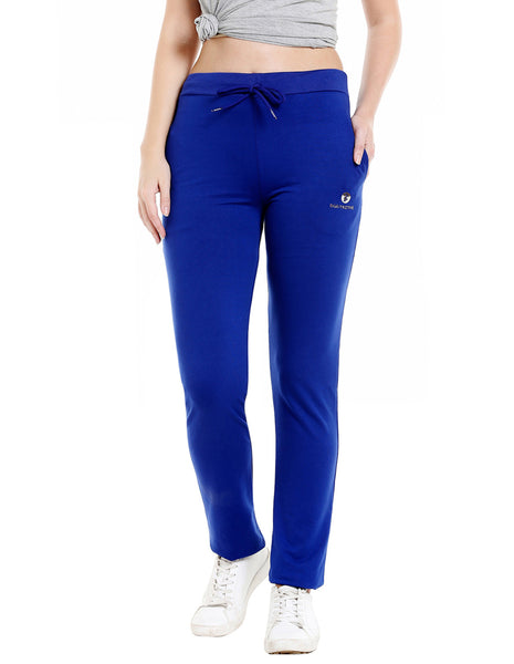 Bodyactive Women Royal Blue Trackpant-LL6-RBL
