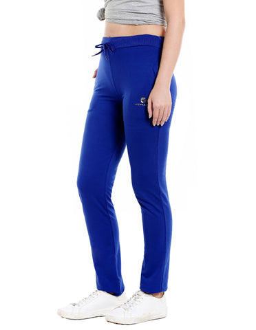 Bodyactive Women Royal Blue Trackpant-LL6-RBL