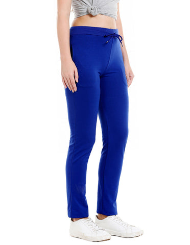 Bodyactive Women Royal Blue Trackpant-LL6-RBL