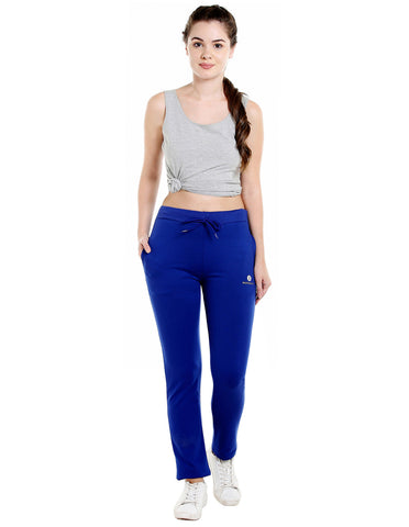 Bodyactive Women Royal Blue Trackpant-LL6-RBL