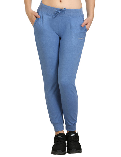 Bodyactive Women Blue Trackpant-LL7-BLU