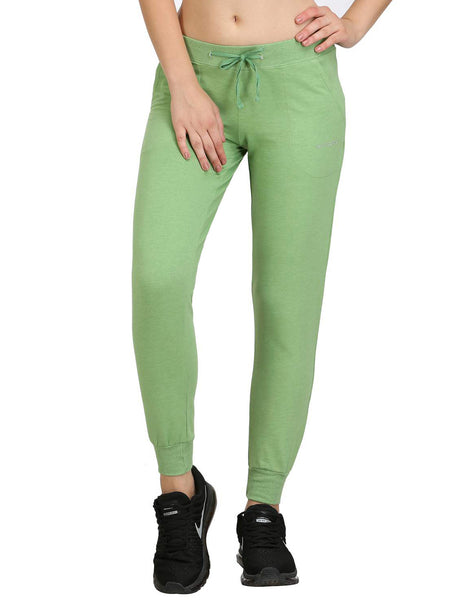 Bodyactive Women Green Trackpant-LL7-GRE