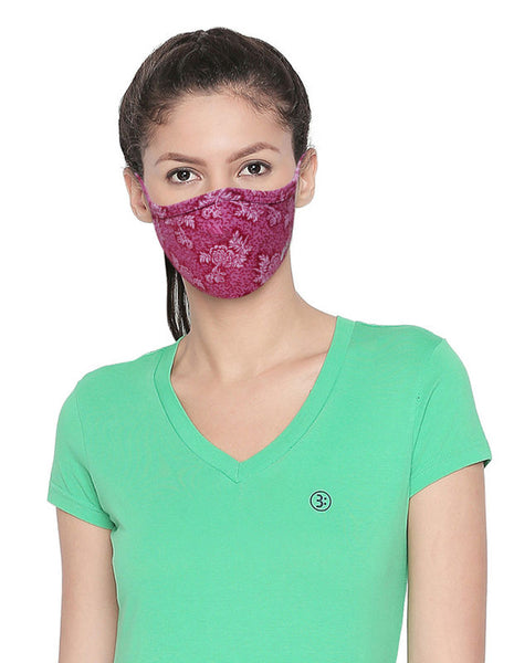 BodyX Women Face Mask Printed Cotton-Pack of 2- MSW-2