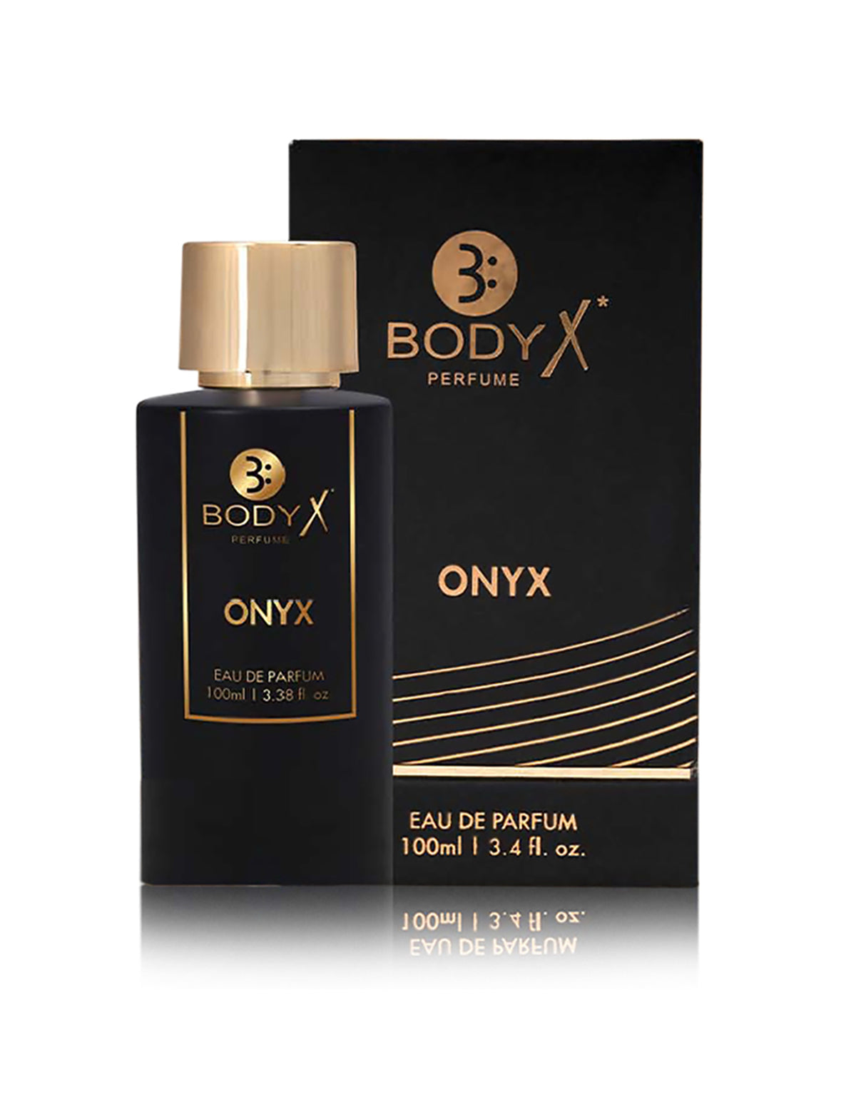 BodyX Onyx Eau De Parfum for Men Long-Lasting Masculine Fragrance-100ml