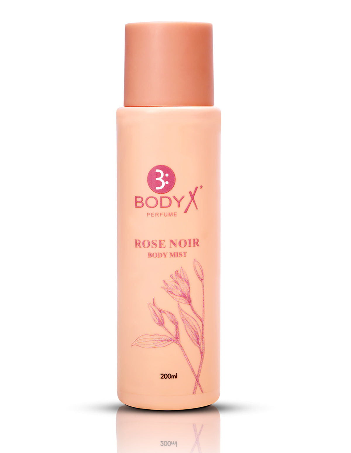 Rose Noir Body Mist by BodyX (200ml) – Feminine & Lasting Aroma