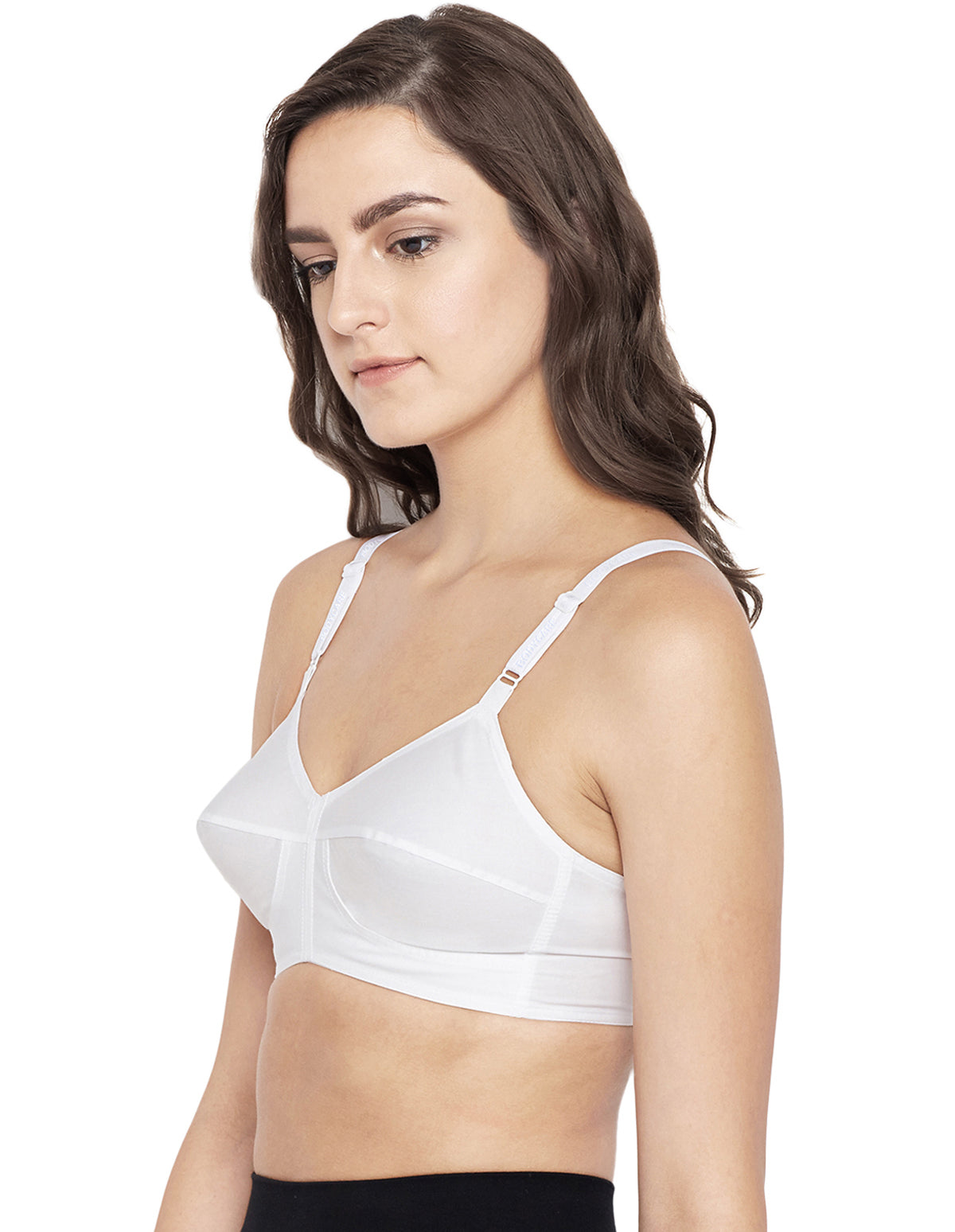 B-C-D Cup Bra-STHRT-CS-W with Cotton Straps