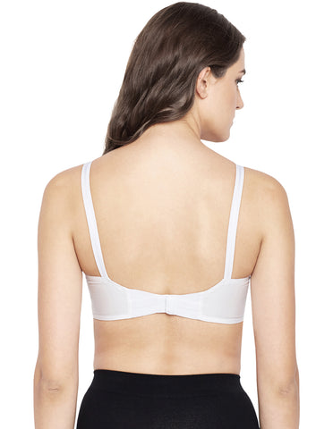 B-C-D Cup Bra-STHRT-CS-W with Cotton Straps