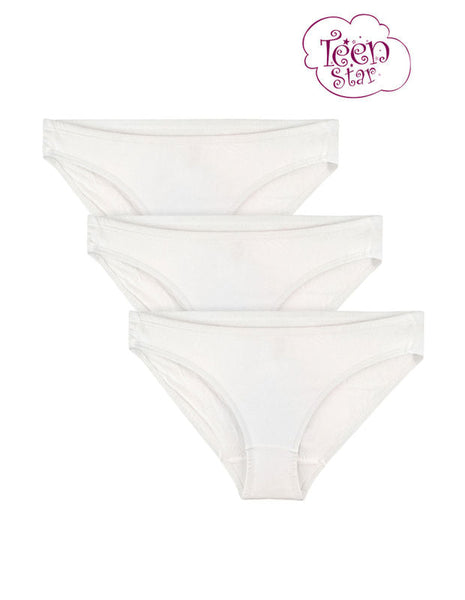 Bodycare Teenager Panties in Pack of 3-T-1102W