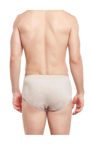 BodyX Solid Briefs-Pack of 2-TUTO-Beige