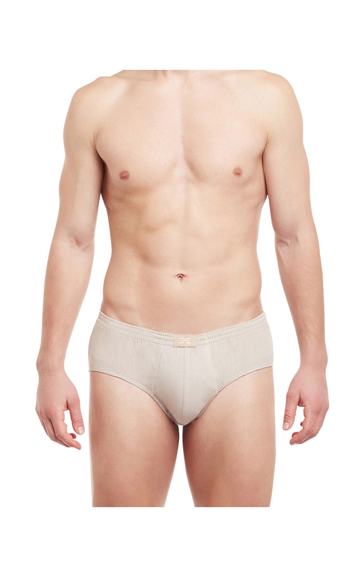 BodyX Solid Briefs-Pack of 2-TUTO-Beige