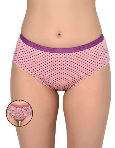 BODYCARE Pack of 2 Hipster Panty in Assorted Print-1105