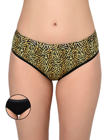 BODYCARE Pack of 2 High cut Panty in Assorted Print-1109-2PCS