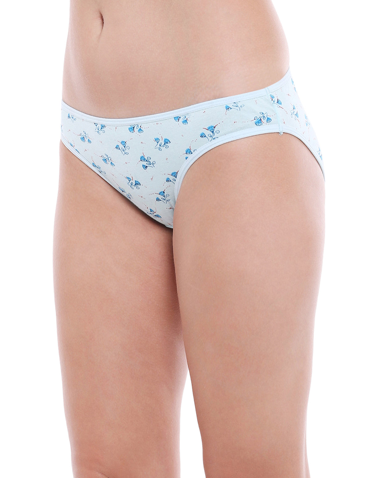 Bodycare 100% Cotton Printed High Cut Panty-12000