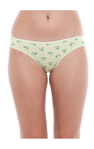 Bodycare 100% Cotton Printed High Cut Panty