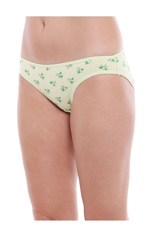 Bodycare 100% Cotton Printed High Cut Panty