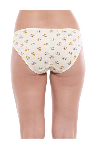 Bodycare 100% Cotton Printed High Cut Panty-12000