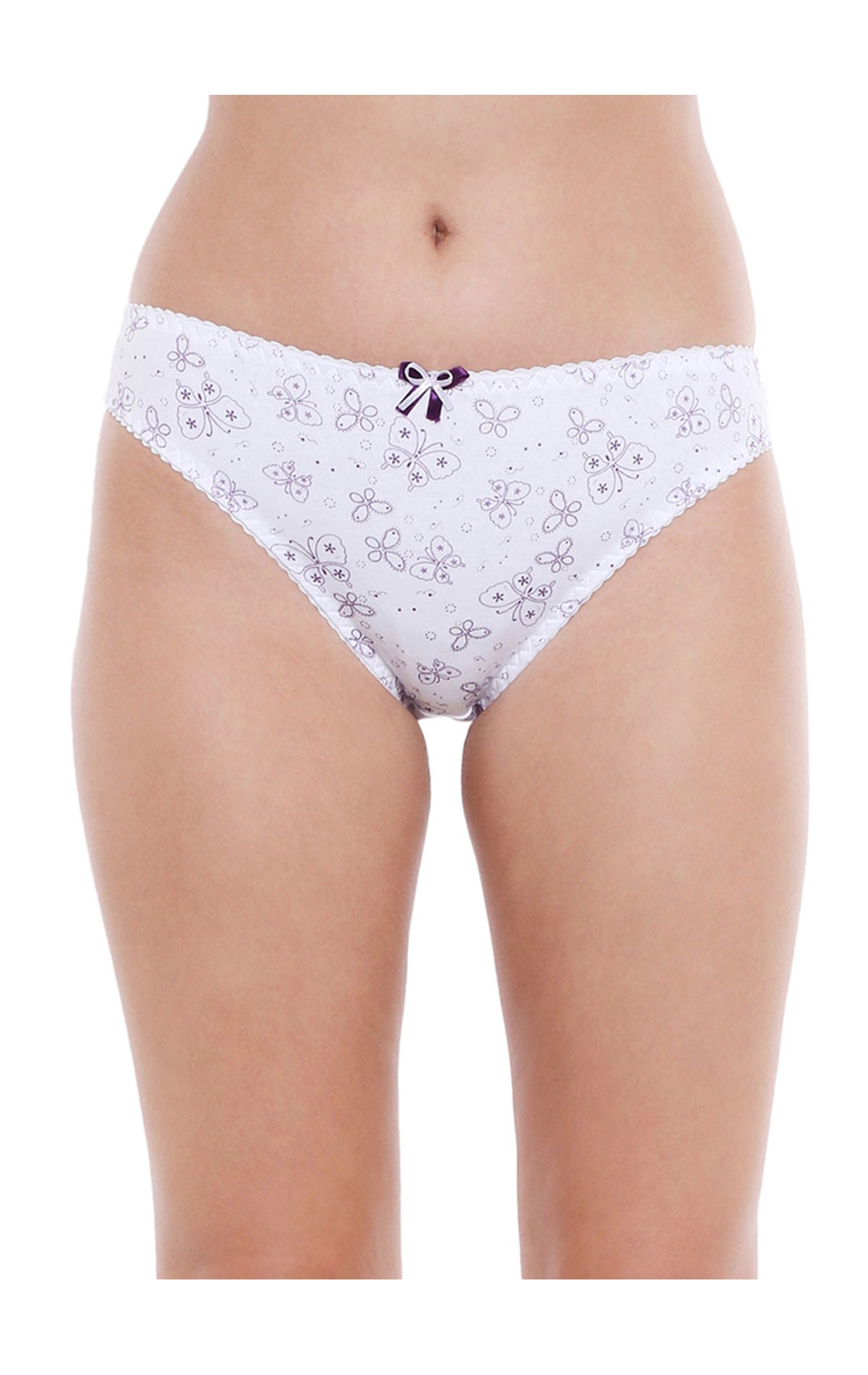 BODYCARE Pack of 3 100% Cotton Printed High Cut Panty-1420