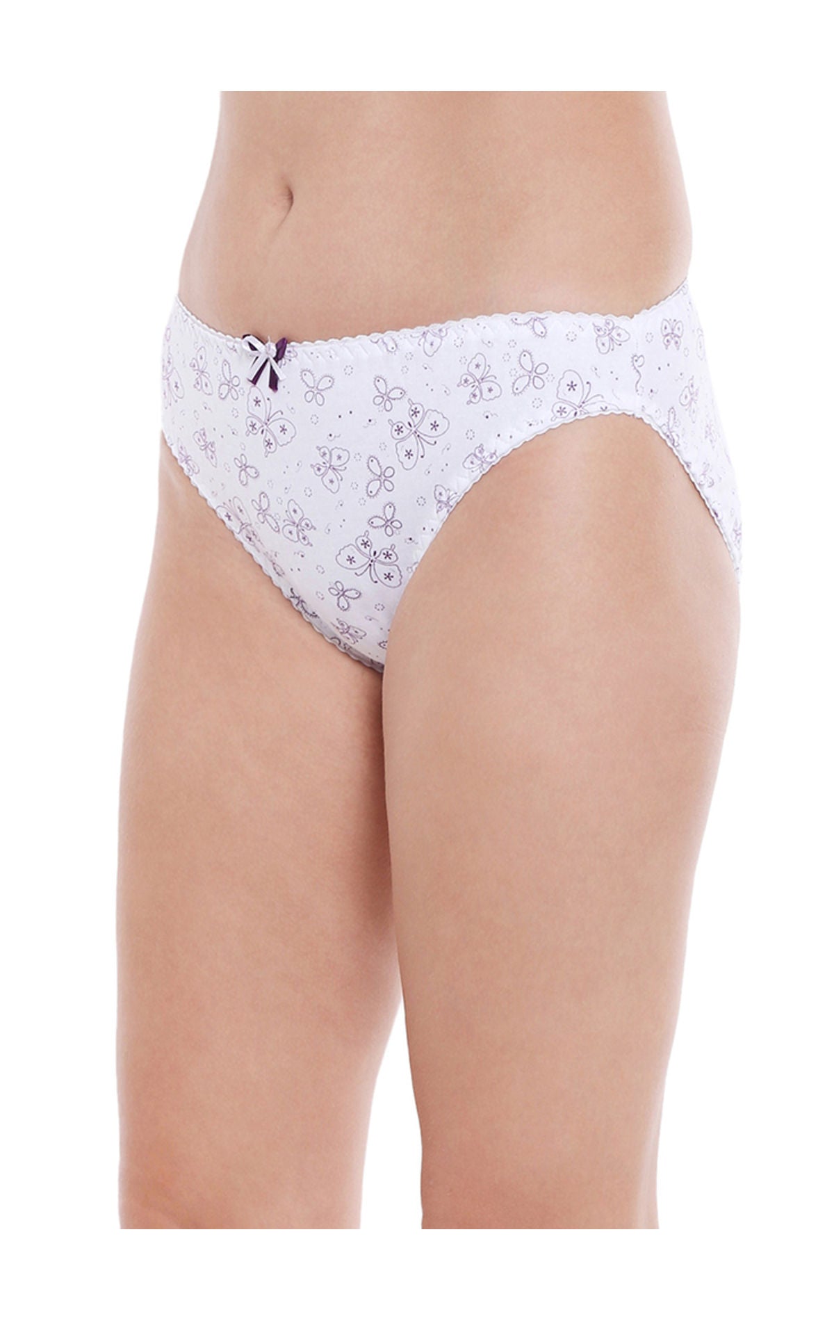 BODYCARE Pack of 3 100% Cotton Printed High Cut Panty-1420