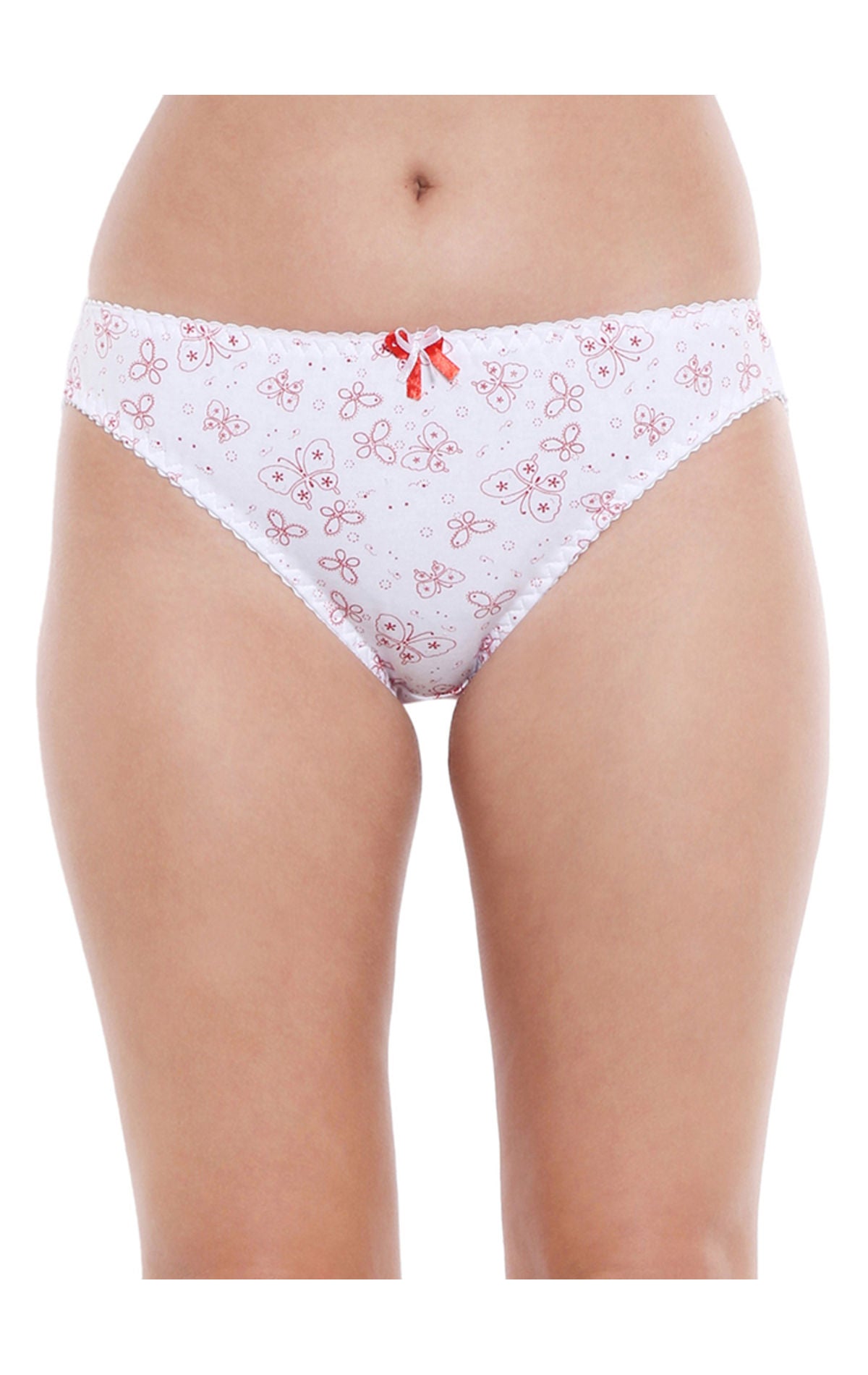 BODYCARE Pack of 3 100% Cotton Printed High Cut Panty-1420