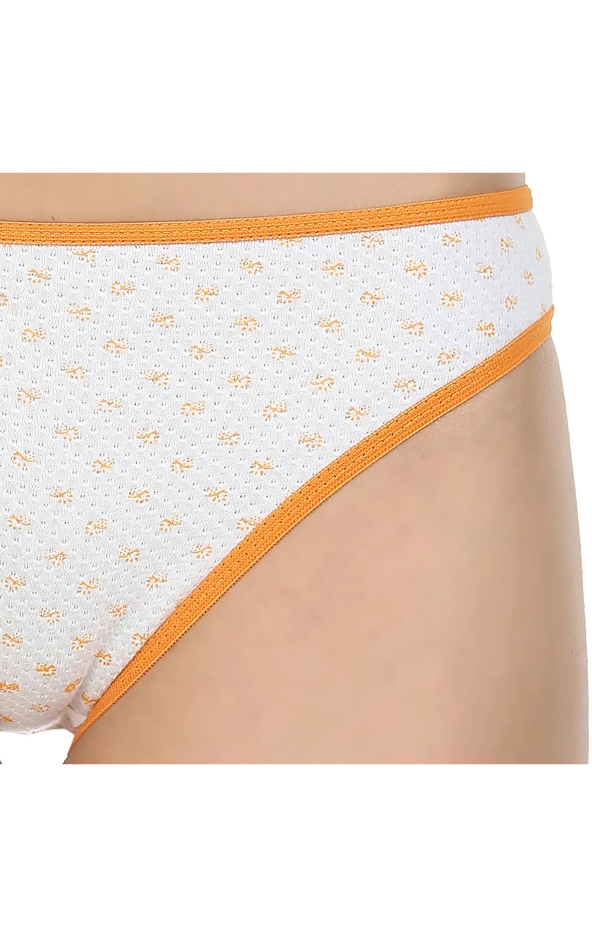 Pack of 3 High-Cut Bikini Style Cotton Printed Briefs in Assorted colors-1438