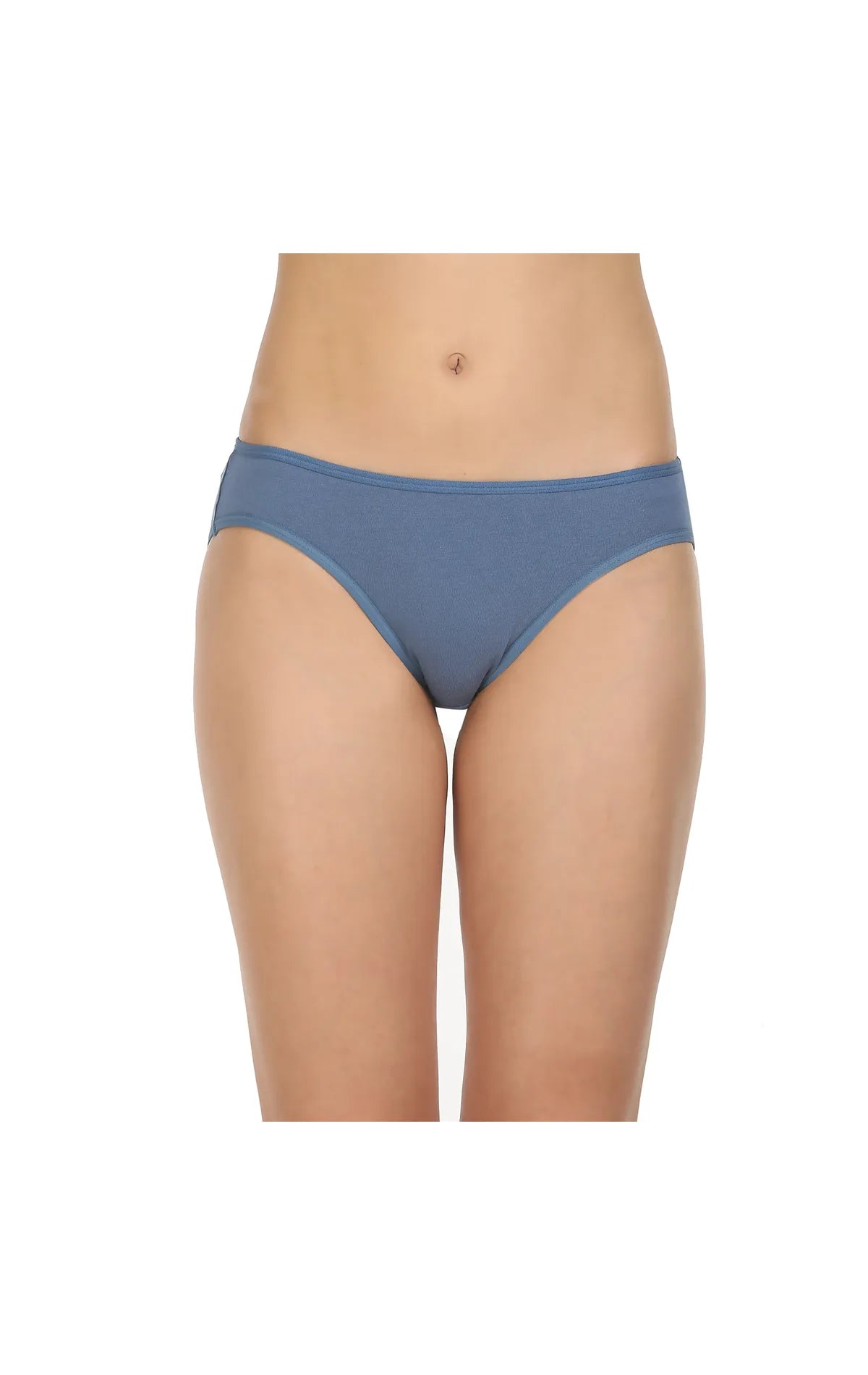 Pack of 3 High-Cut Bikini Style Cotton Briefs in Assorted colors-1440C