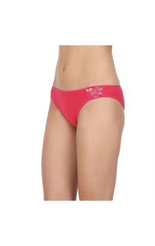 Pack of 3 Bikini Style Cotton Briefs in Assorted colors-1472